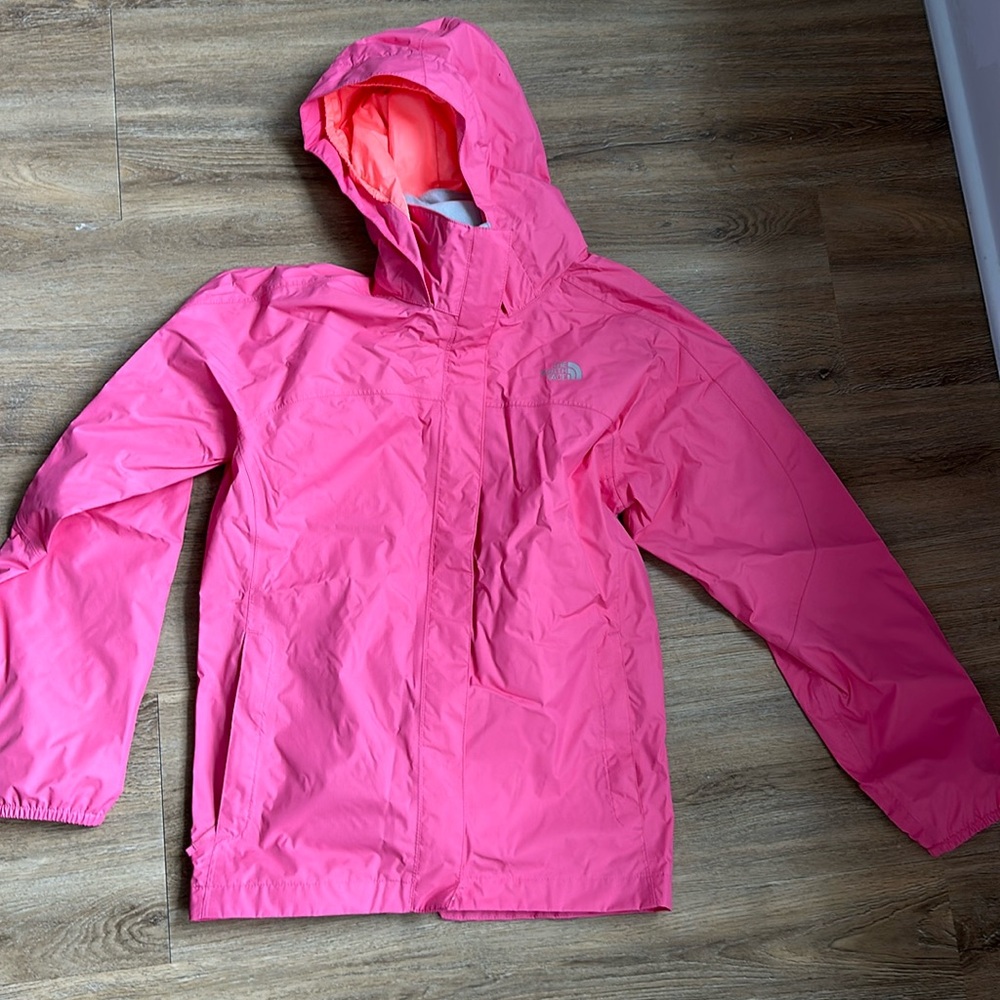 North face girls rain coat